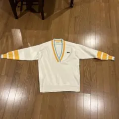 LACOSTE 長袖 ニット セーター ホワイト