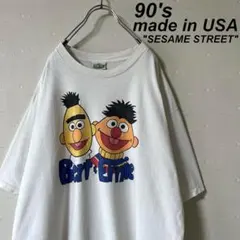 USA製 古着 90's セサミストリート バート アーニー Tシャツ BTSのサムネイル