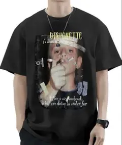 【新品】 ホームアローン プリントTシャツ 韓国ストリート系 黒 XL半袖