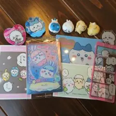 ちいかわ♡ステッカー&バスボールフィギュア&クリップ　新品