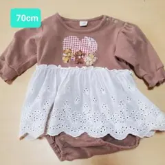 バースデイ futafuta 長袖ロンパース 70cm 女の子