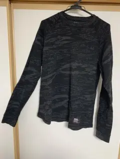 BackChannel XL 長袖カットソー ブラック系迷彩