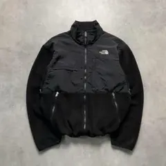 90s-00s TNF black fleece denali jacket M