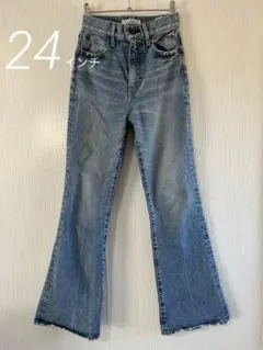 【MOUSSY 】マウジー MVS FLARE フレア デニムパンツ 24インチ