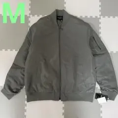 新品未使用 Double focus MA-1ジャケット M グレー系 タグ付
