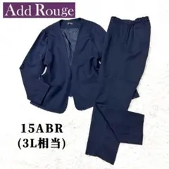 美品✨Add Rouge セットアップ 洗える ストレッチ 抗菌消臭 近年 3L