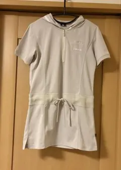 HEAD ヘッド 半袖 フード付き チュニック丈ワンピース