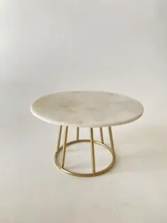 【ZARA HOME】　　インテリア　大理石調　スタンド　台　ケーキスタンド