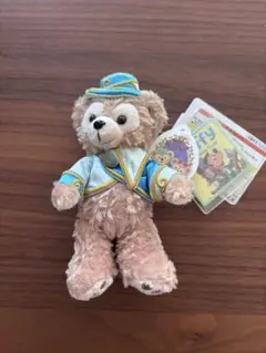 ダッフィー ぬいぐるみ バッジキーホルダー