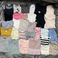 まとめ売り　キッズ服 Tシャツセット 100cm 女の子　ワンピース　パジャマ