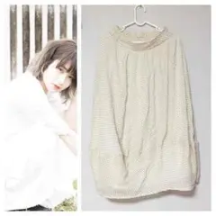 ドット柄 シフォン ロングスカート