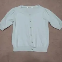 MISCH MASCH ビジューボタン 半袖カーディガンのサムネイル