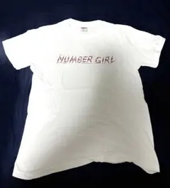 number girl ナンバーガール バンドTシャツ L 白 向井秀徳 - メルカリ