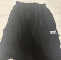 PRO CLUB スウェットハーフカーゴパンツ ブラック XLのサムネイル
