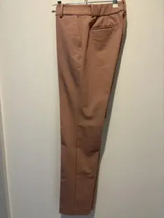 Drawer ドゥロワー ウールシャンブレー ストレートパンツ 36 美品 