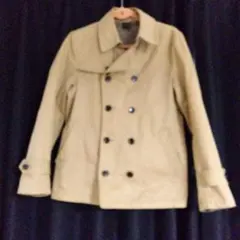 HAREベージュ ダブルブレスト ステンカラーコート/M/ハレトレンチコート