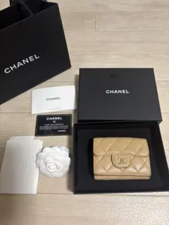 CHANELのヴィンテージ系・黄色のマトラッセ/ココマーク財布 - メルカリ