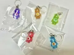 ケアベア クリアマスコットチャーム 2 めじるしアクセサリー コンプリート