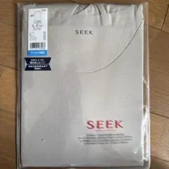 SEEK ボートネックTシャツ グレー Lサイズ