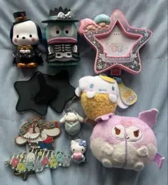 サンリオキャラクター まとめ売り クロミ キティ シナモンロール ポチャッコ