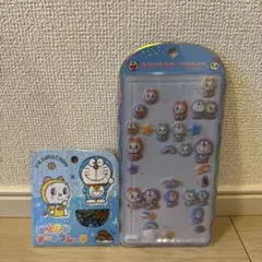 新品　おはじきシールフレーク　ドラえもん おまけ付き★コットンパフィ