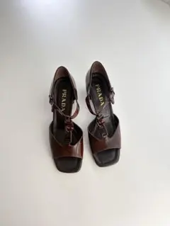 PRADA Vintage 1996 T-Strap Sandalsのサムネイル