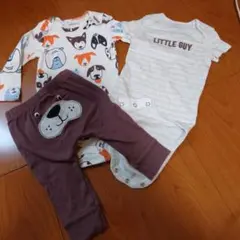 carters犬柄ロンパースセット 95cmまで