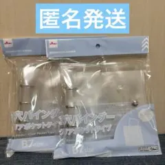 3穴バインダー　クリアポケットタイプ　B7 ダイソー　2点セット