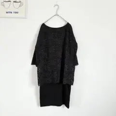 ドゥーズィエムクラス　レースドッキングワンピース　タイトスカート　上品のサムネイル