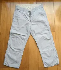 BEAMS シアサッカーカーゴパンツ コットン混紡