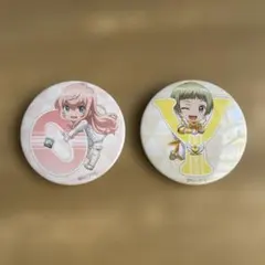 O-MENZ オーメンズ 缶バッジ 白衣装 般若 おかめ 隈取 狐 阿形 - メルカリ