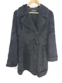 GUESS ゲス 起毛 ダブルコート ブラックのサムネイル