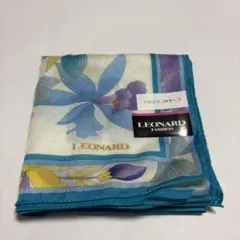 LEONARD 花柄手捺染ハンカチのサムネイル