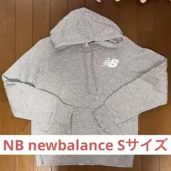 New Balance ニューバランス グレー フード付き パーカー