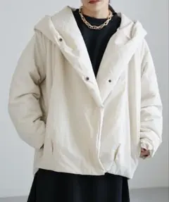 sakishimatokyoビッグフードブルゾン ダウン