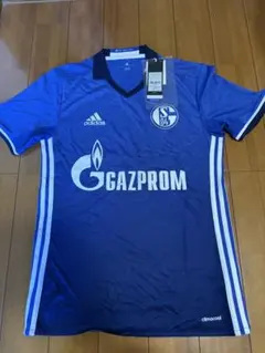 adidasアディダスユニフォームサッカーウェアシャルケシャツMサイズ新品タグ付