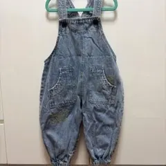 BREEZE デニムオーバーオール 100cm