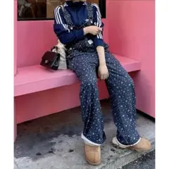 Alley Tokyo サロペット オーバーオール 花柄のサムネイル
