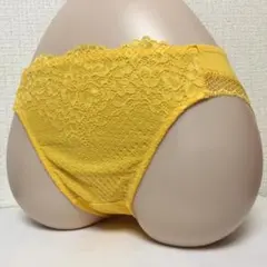 【トリンプ】AMO STYLE 花柄 シグネチャーレース ビキニ★イエロー M