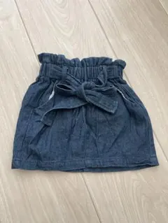 ダークブルー スカート サイズ80