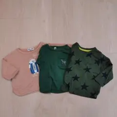 長袖Tシャツ3枚セット 80