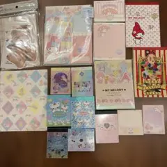 サンリオ マイメロディ などメモ帳 レターセット まとめ売り