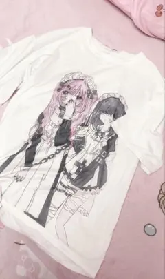 量産型 地雷系 トップス Tシャツ 半袖 かわいい 白