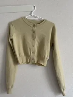 ショート丈ニットガーデン　イエロー