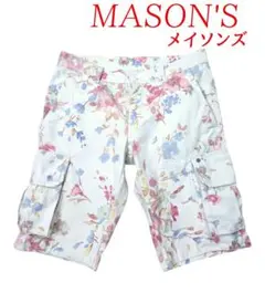 メイソンズ「 ＭＡＳＯＮ'Ｓ」花柄 総柄 ショートパンツ ４６のサムネイル