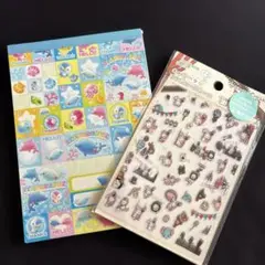 平成レトロ　サンエックス　センチメンタルサーカス　シール　2枚入り