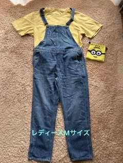 ミニオン風　オーバーオール　Tシャツセット
