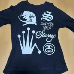 Stussy ロンT ロゴプリント[USUED]