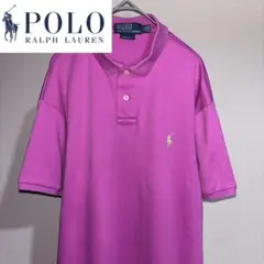 ポロラルフローレン ピンクパープル 半袖ポロシャツ Ralph Lauren