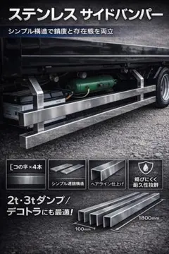 日産D21テラノ純正？ フロントステンレスバンパーガード - メルカリ